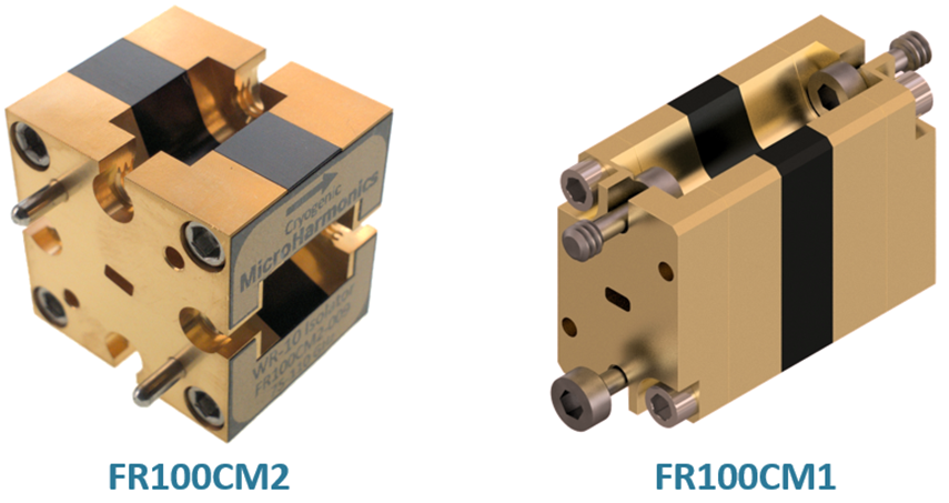 Cryogenic WR-10 isolator, models FR100CM1 and FR100CM2